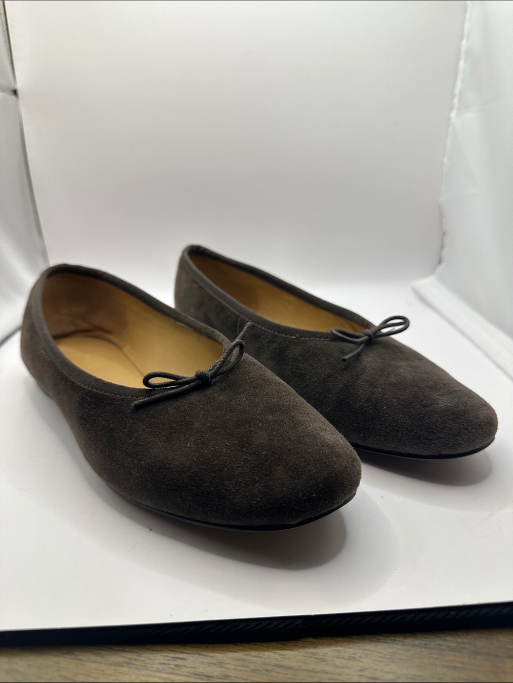 Madewell Women's The April Ballet Flat in Suede